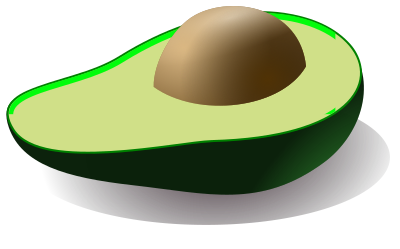 Avocado clipart