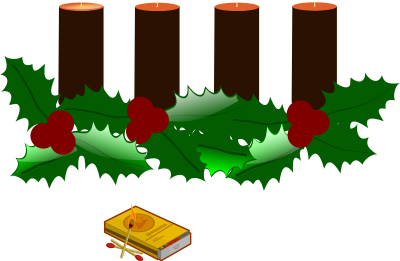 Awaiting First Sunday of Advent clipart