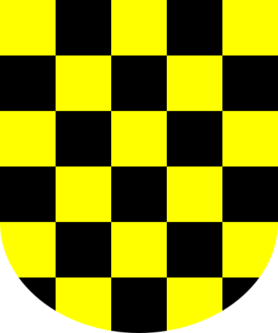 Award with yellow-black board clipart