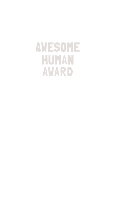 Awesome Human Award clipart