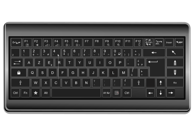 Awesome Keyboard (French) clipart