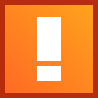 Awesome Style Warning icon clipart