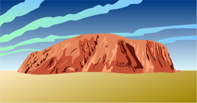 Ayers Rock (Australia) clipart