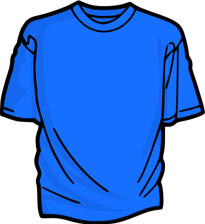 Azure T-Shirt clipart