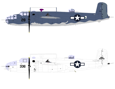 B-25 clipart