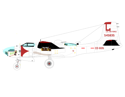 B-26 MARAUDER clipart