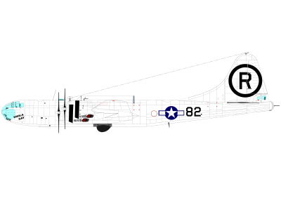 B-29 clipart