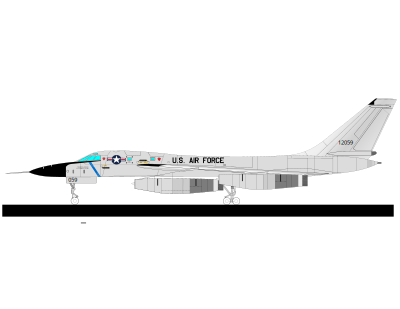 B-58 HUSTLER clipart