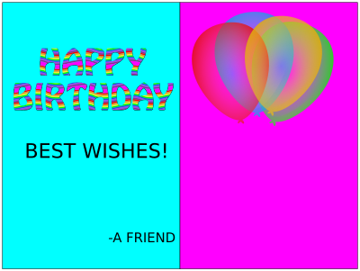B-Day Card (by kaddie) clipart