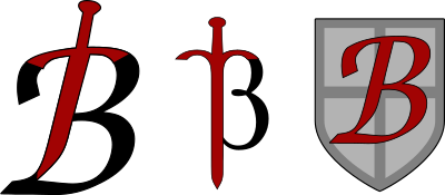 B Logos clipart