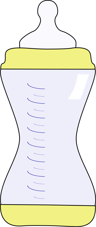 Baby bottle clipart