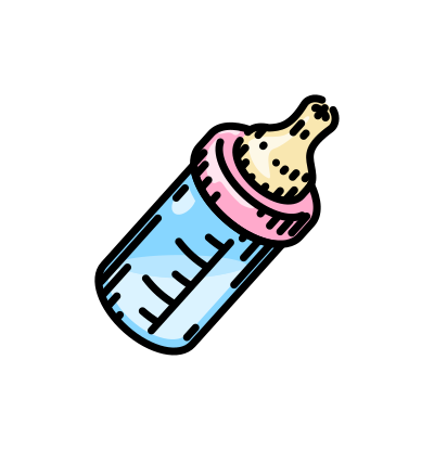Baby bottle clipart