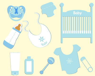 Baby Boy Accessories clipart