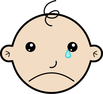 Baby crying clipart