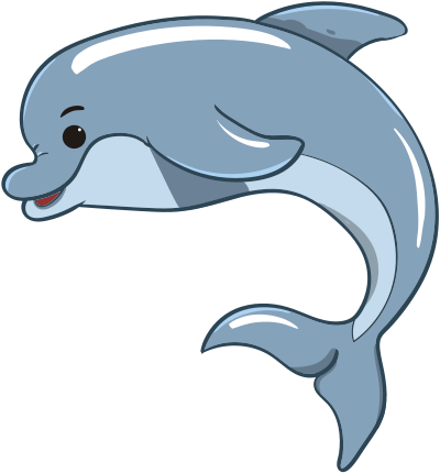 Baby Dolphin clipart