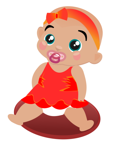Baby-girl clipart