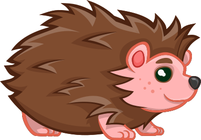 Baby Hedgehog clipart