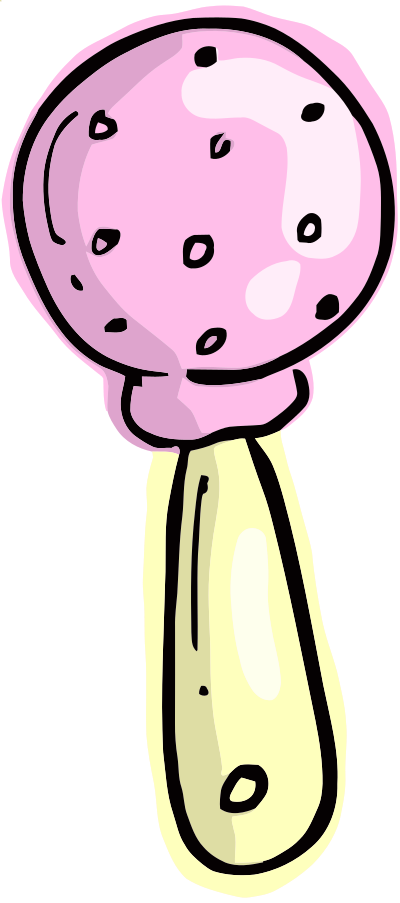 Baby rattle clipart