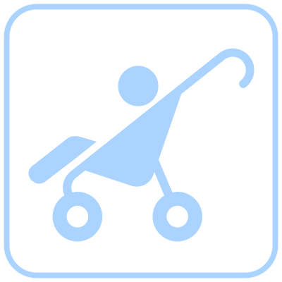 Baby Stroller Icon clipart