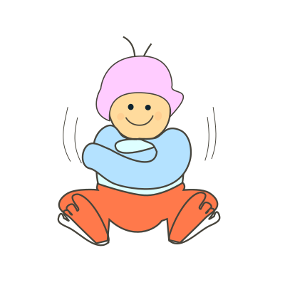 Baby winter wear clipart