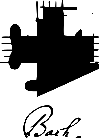 Bach cross clipart