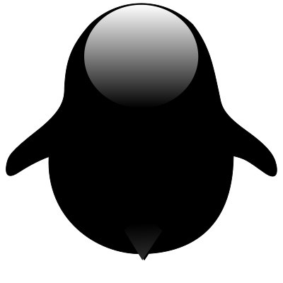 Back of Tux clipart