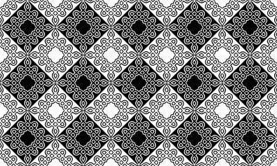Background pattern 277 (black and white) clipart
