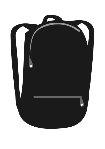 Backpack clipart