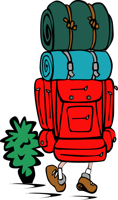 Backpacker clipart