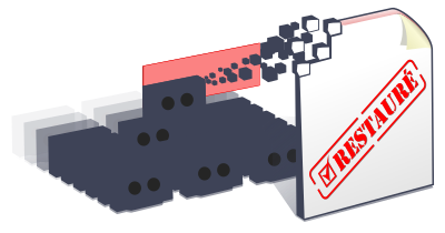 Backup-restoration clipart