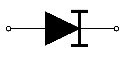 Backward diode alt symbol clipart