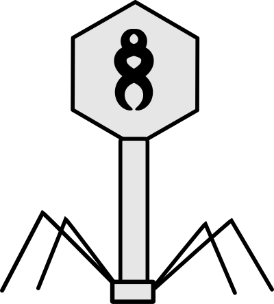 Bacteriophage clipart