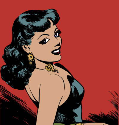 Bad girl clipart