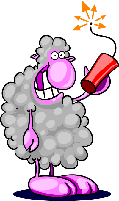 Bad Sheep clipart