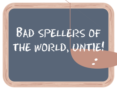 Bad Spellers Support Club clipart