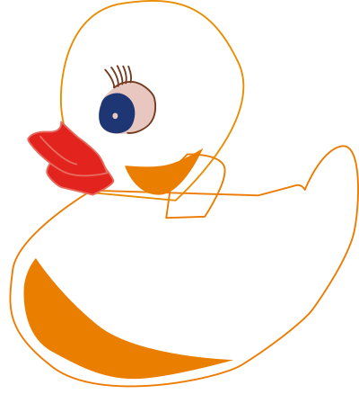 Badeendje clipart