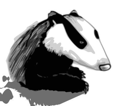 Badger clipart