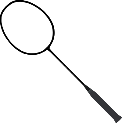 Badminton racket clipart