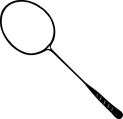 Badminton Racket clipart
