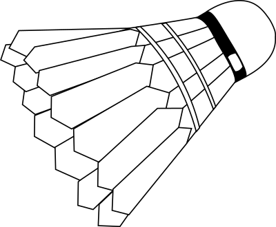 Badminton Shuttlecock clipart
