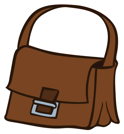 Bag - coloured clipart