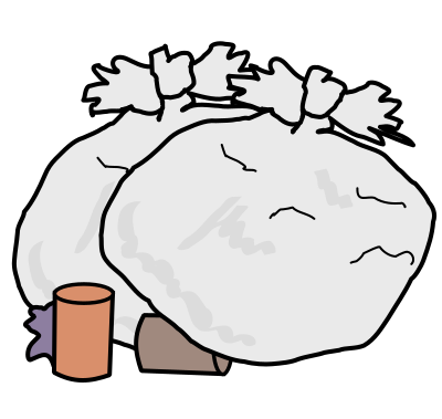 Bags of Rubbish clipart