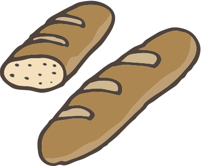 Baguette clipart