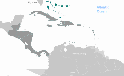 Bahamas location label clipart