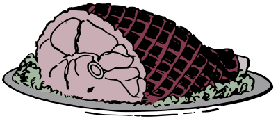 Baked Ham clipart