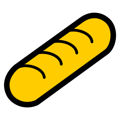 Bakery: baguette clipart