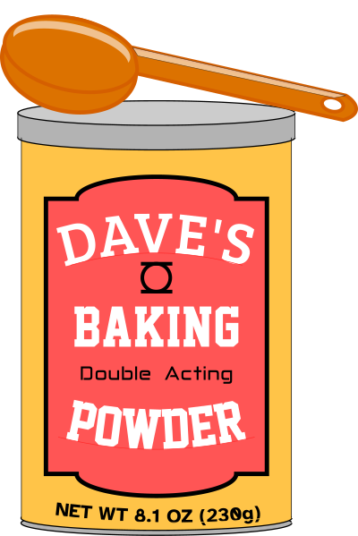 Baking Powder clipart