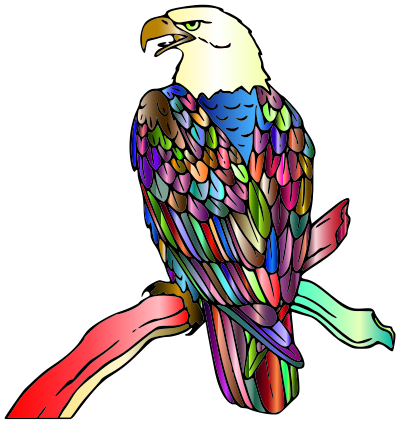 Bald Eagle Chromatic clipart