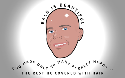 Bald Is Beautiful clipart
