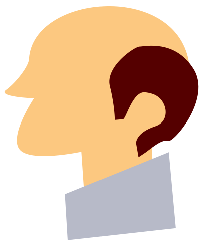 Bald Man Icon clipart